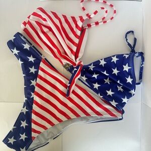 Patriotic Kids Swim Set - Red, White, and Blue